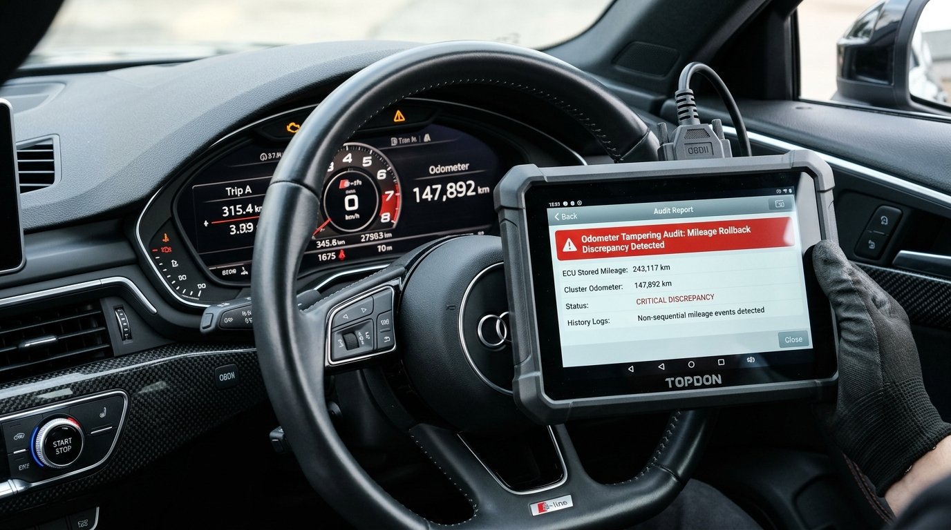 Odometer Tampering & Mileage Rollback Audit