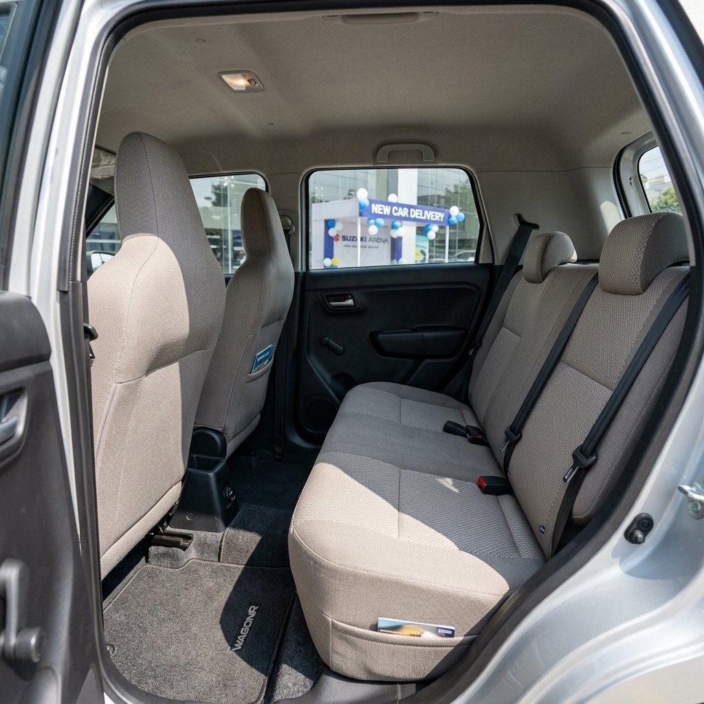 Maruti WagonR 2025 Rear Seats View